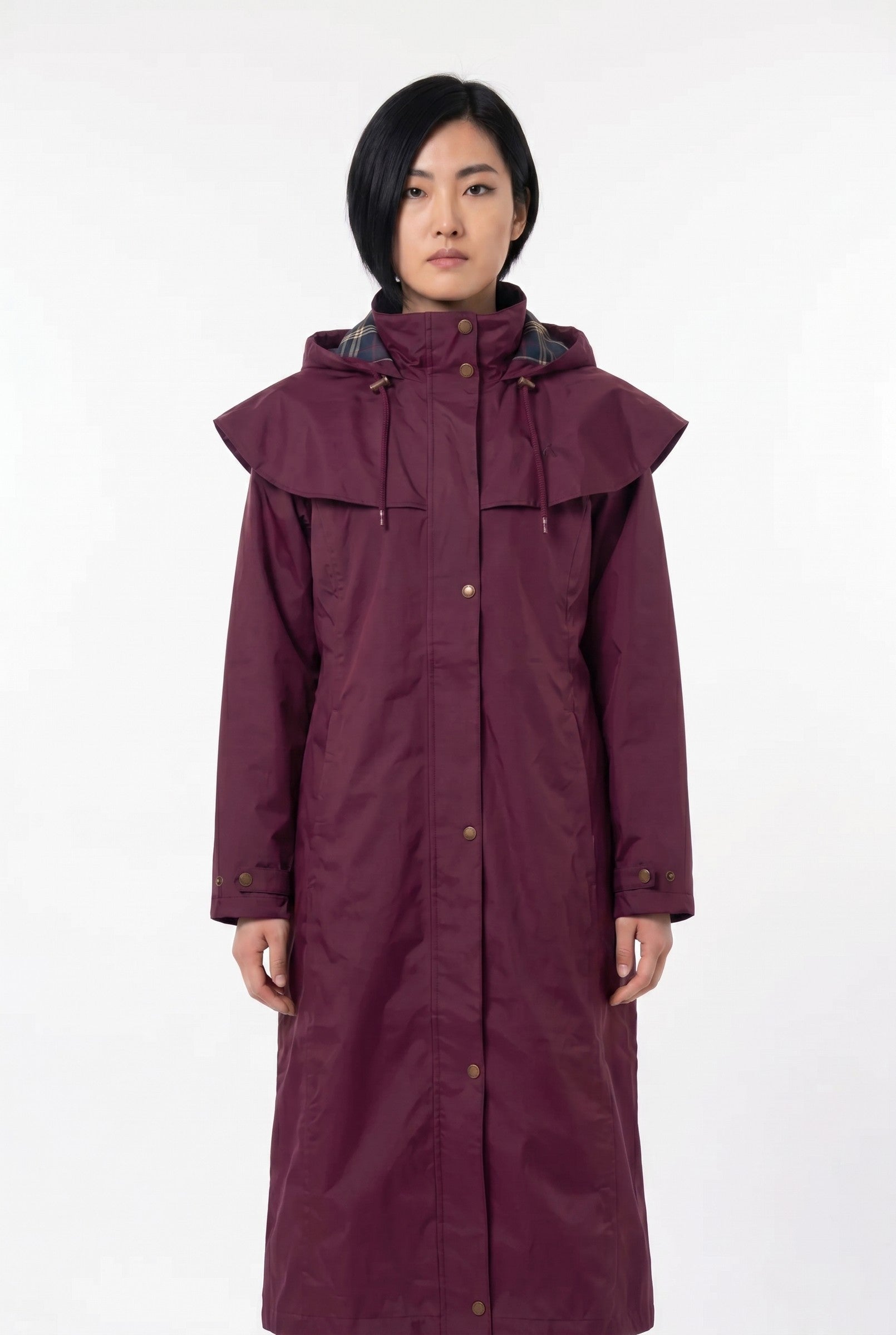 Women's Effortless Long Waterproof Raincoat | Wren & Co.