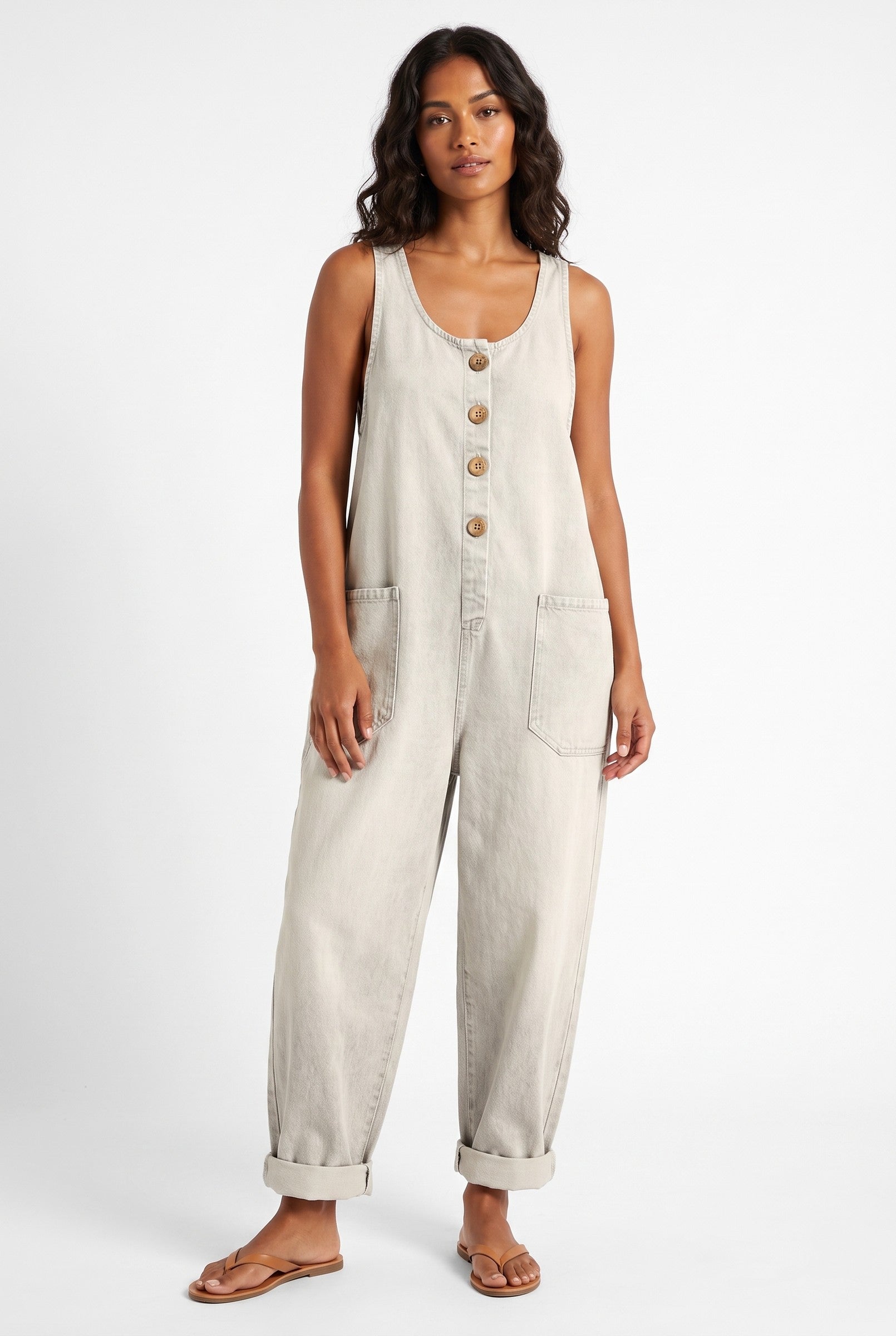 Women's Coordinated Denim Utility Jumpsuit | Wren & Co.