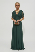 Women's V-Neck Linen Maxi Dress | Wren & Co.