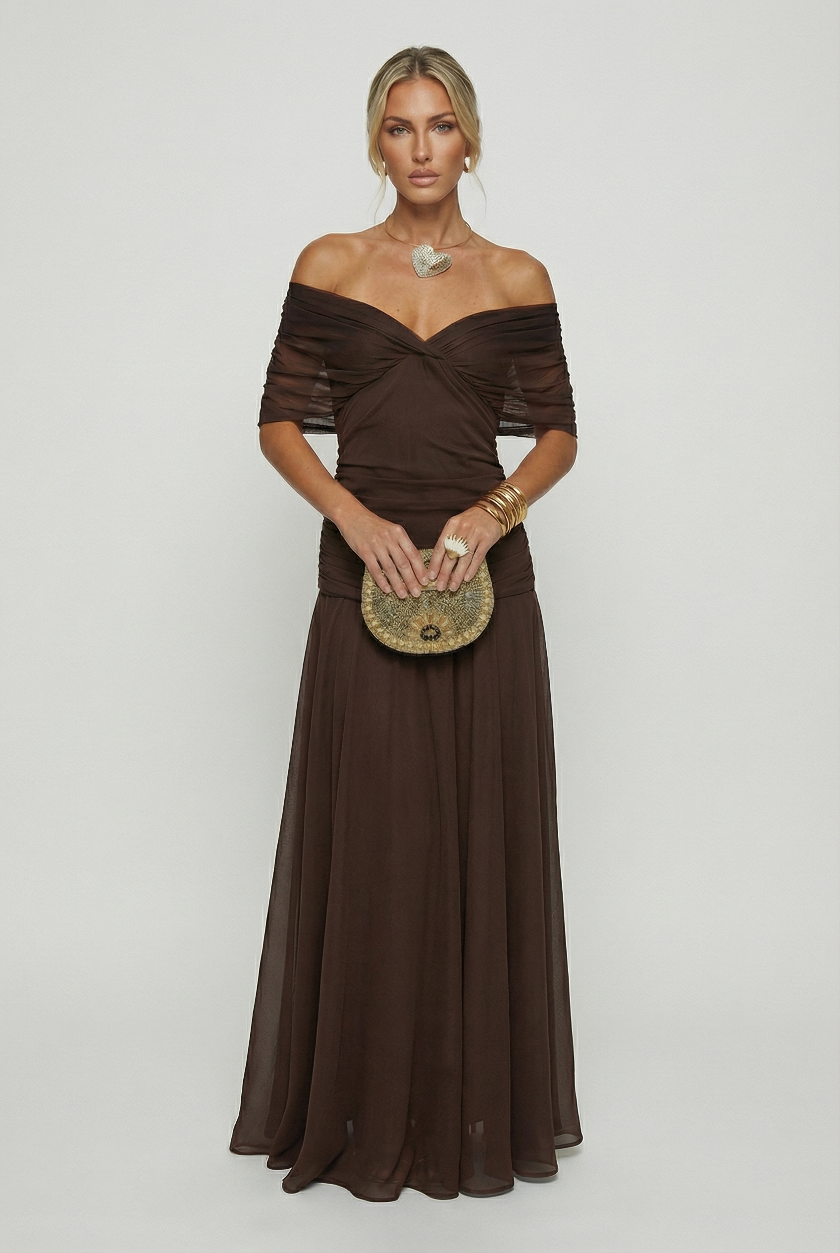 Women's V-Neck Linen Maxi Dress | Wren & Co.