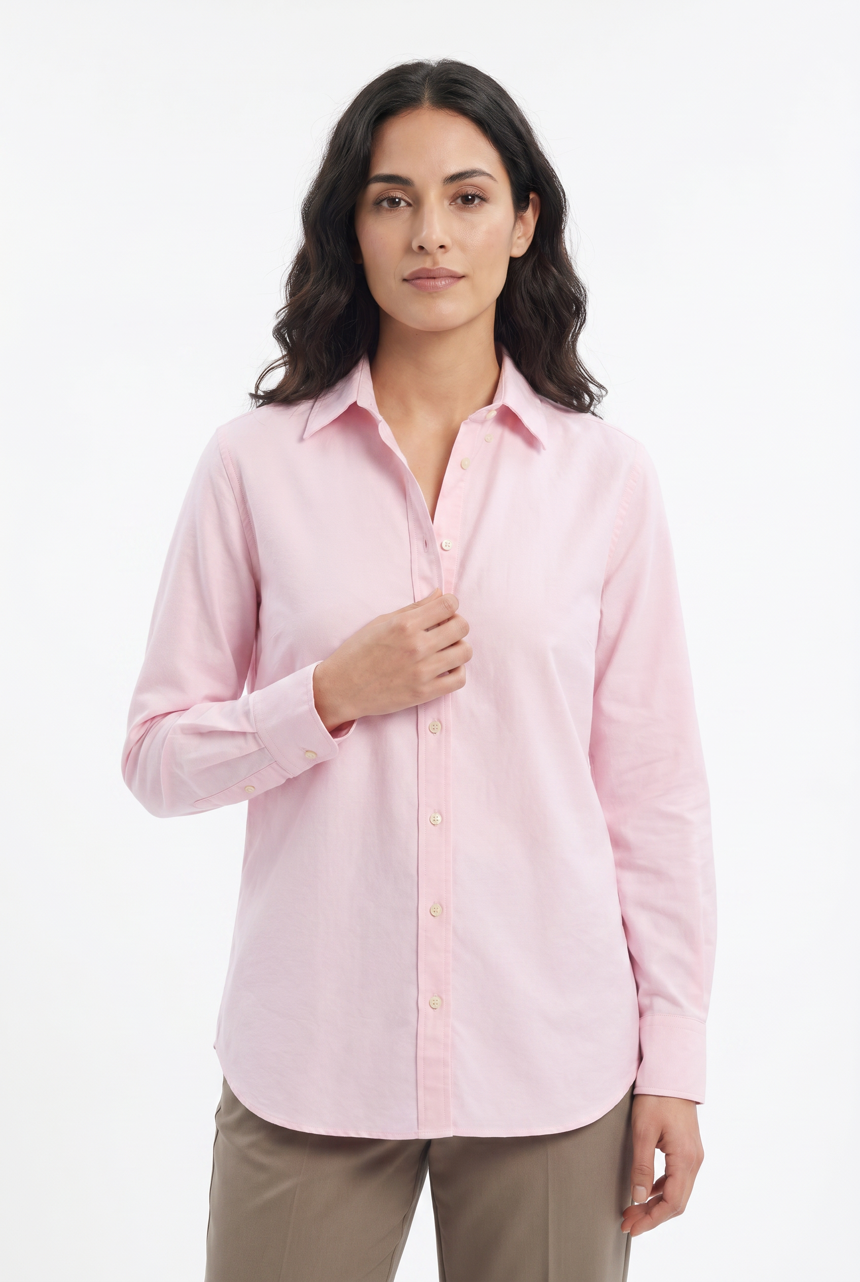 Women's Effortless Classic Oxford Cotton Shirt | Wren & Co.