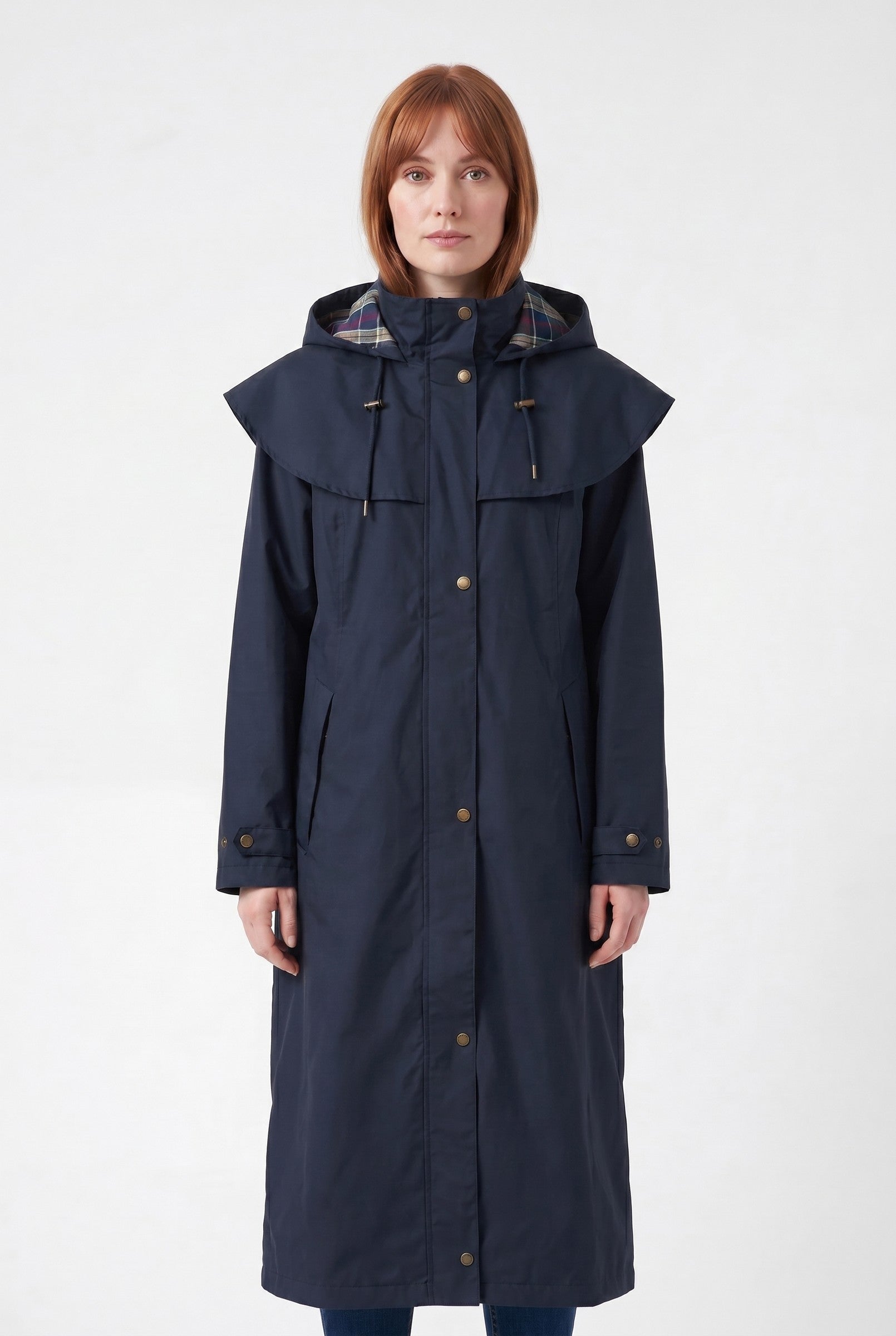 Women's Effortless Long Waterproof Raincoat | Wren & Co.
