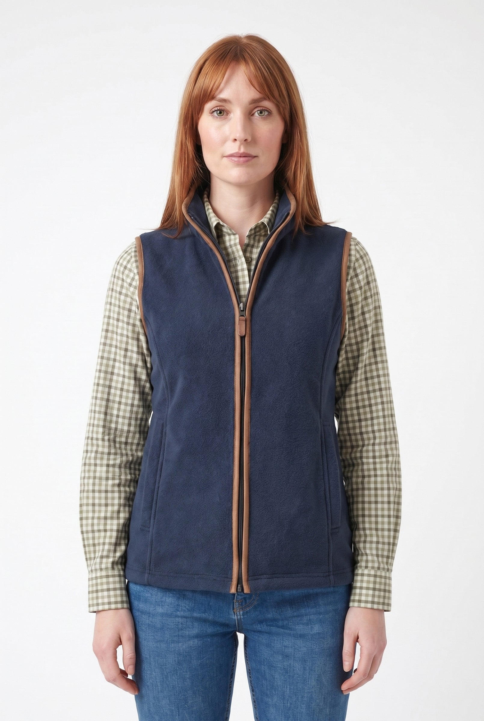Women's Effortless Heritage Fleece Gilet | Wren & Co.
