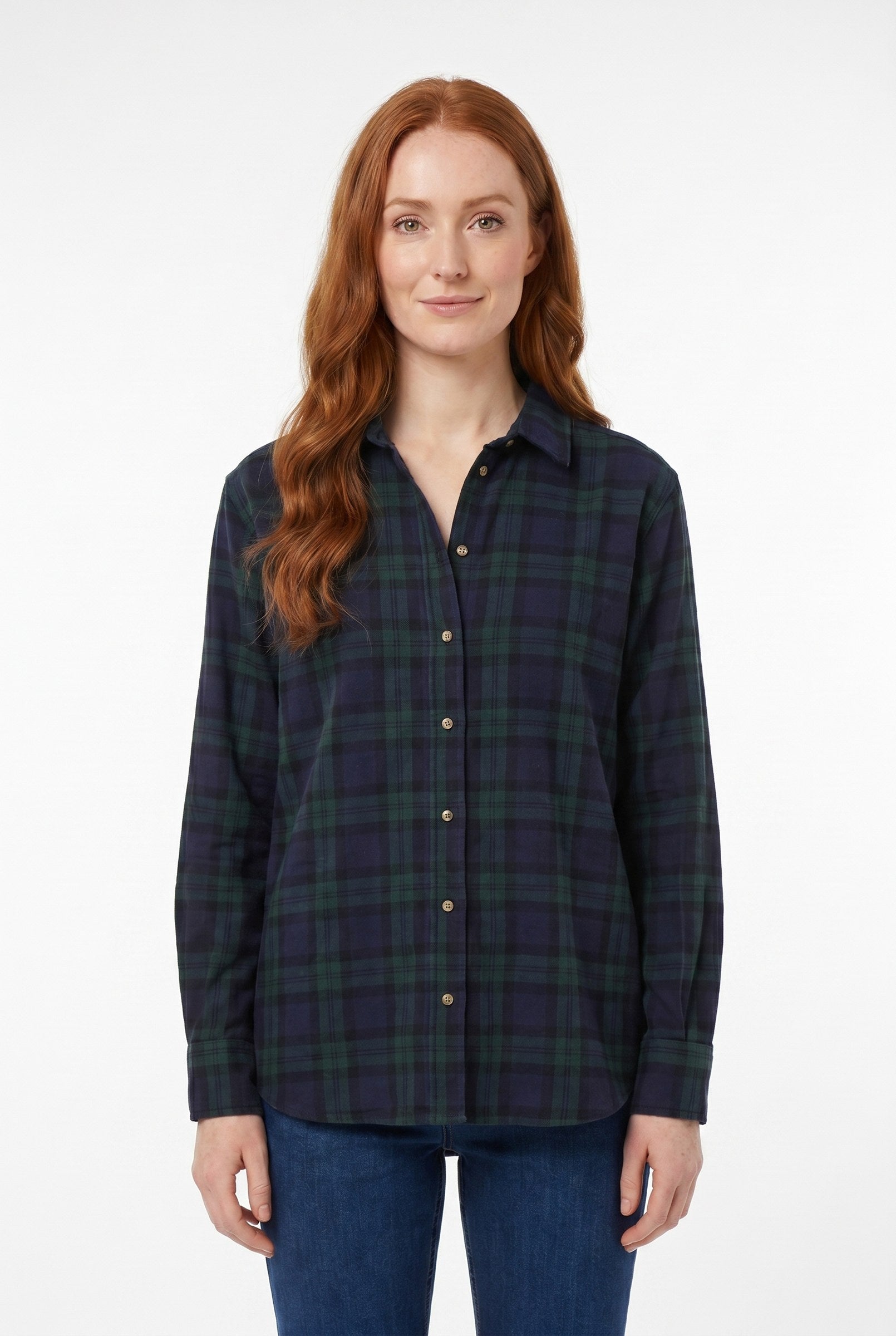 Women's Breezy Stroud Soft Brushed Shirt | Wren & Co.