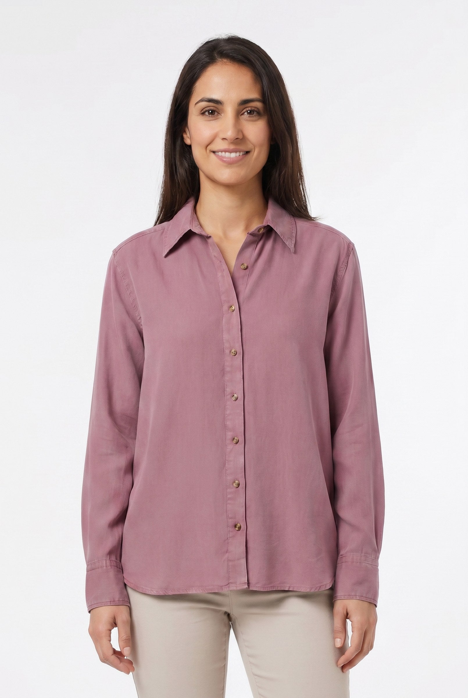 Women's Breezy Stroud Soft Brushed Shirt | Wren & Co.