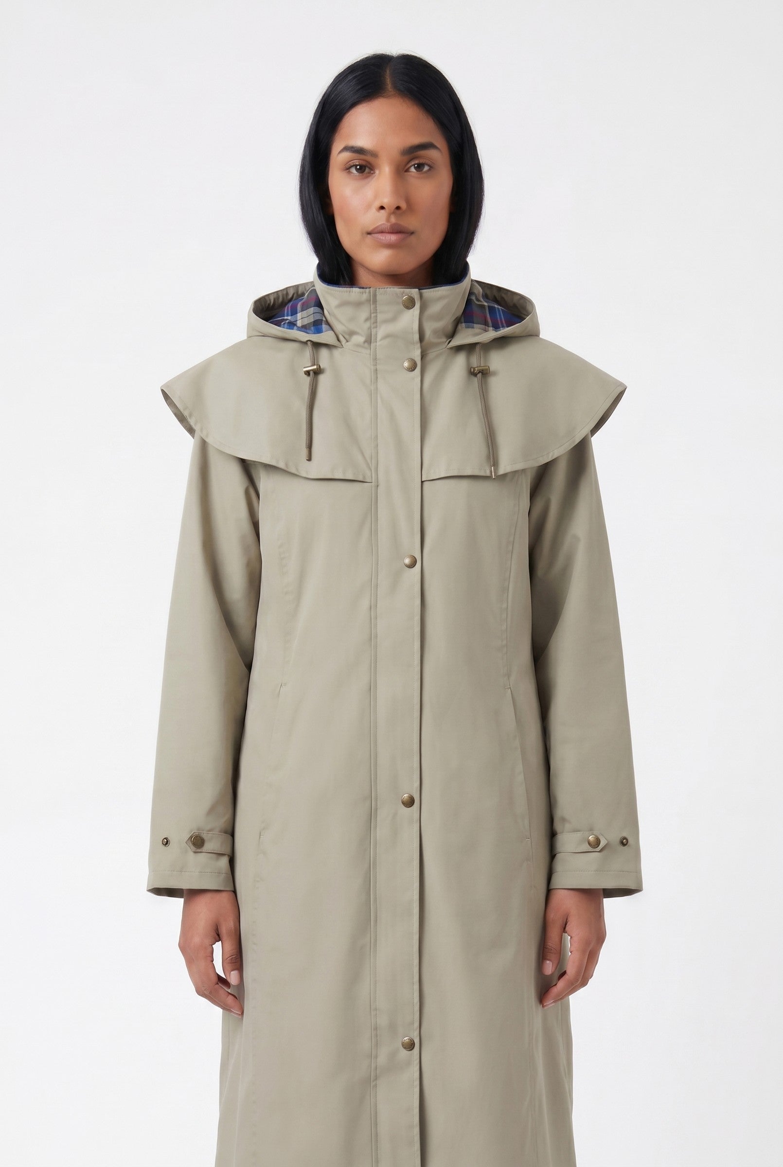 Women's Effortless Long Waterproof Raincoat | Wren & Co.