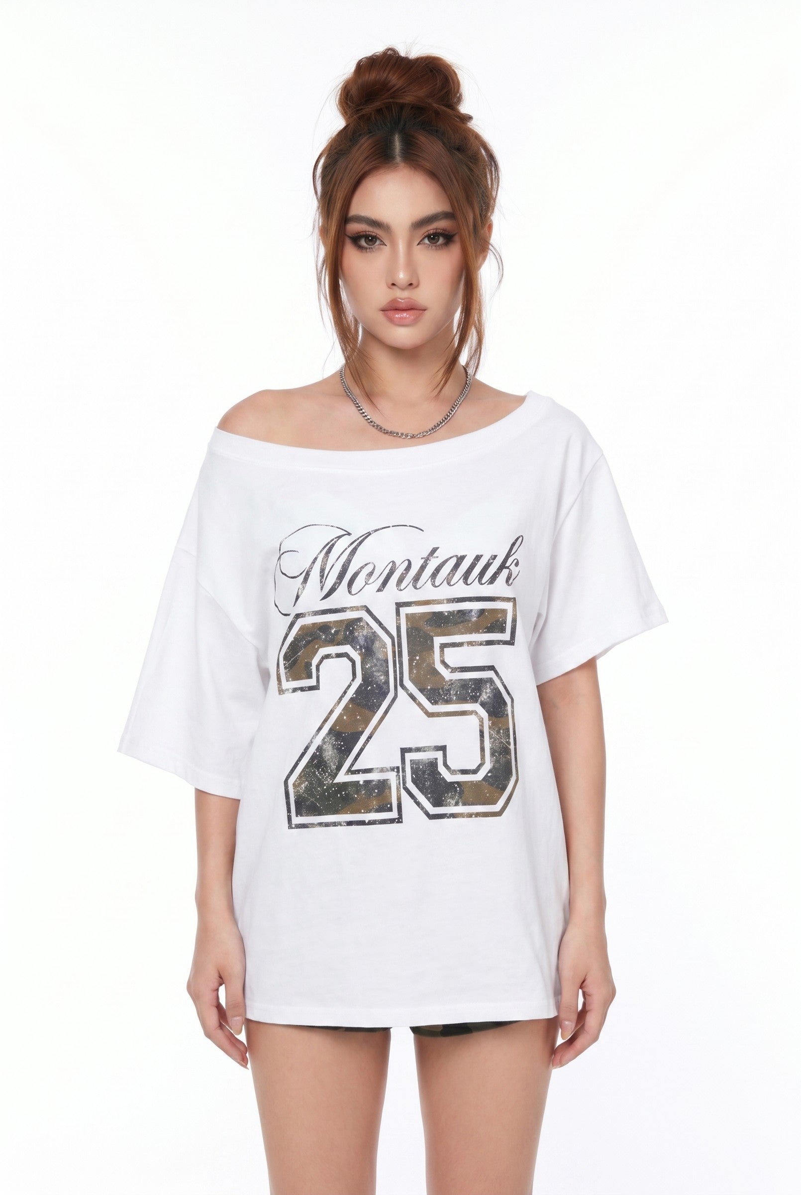 Women's Relaxed Oversized Graphic Print T-Shirt | Wren & Co.